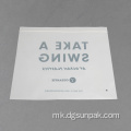 Еко пријателски патент облека пакување матирано патент торба